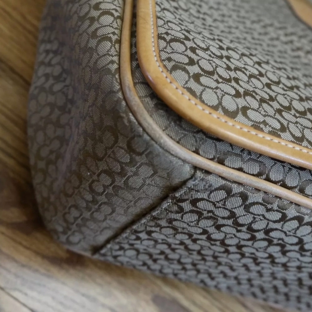 Coach Diaper Bag Signature Brown Print - Picture 9 of 11